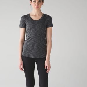 Lululemon What The Sport Tee - Heathered Black